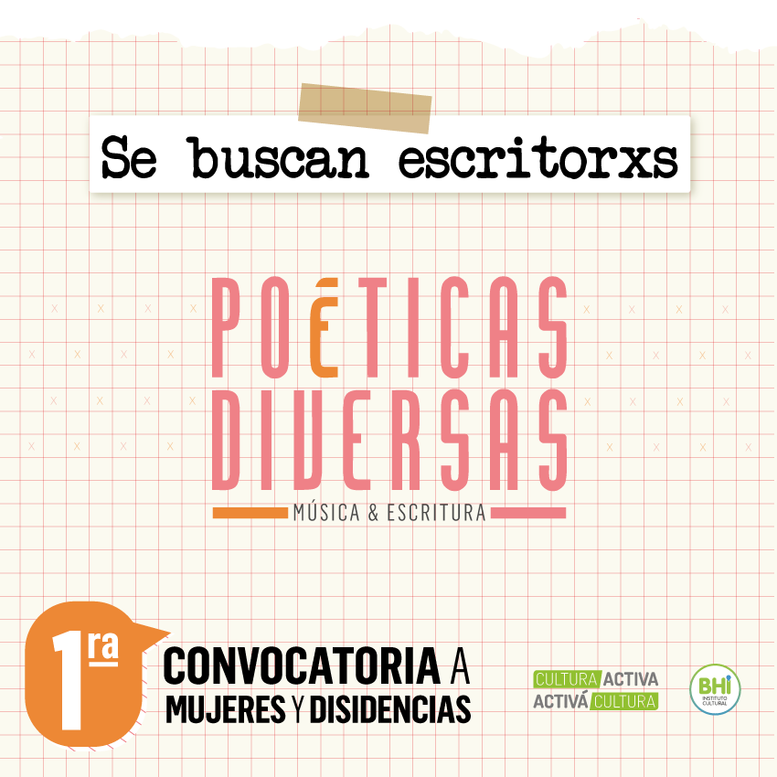 Ciclo “Poéticas Diversas: música y escritura” | Prensa Bahía