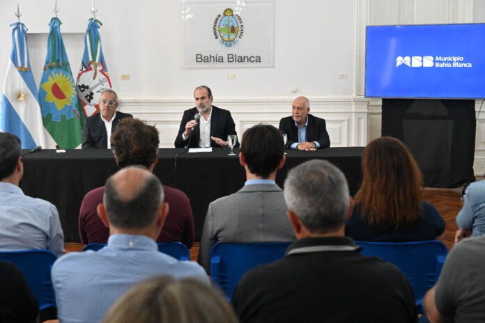 Anuncio de obras hidráulicas