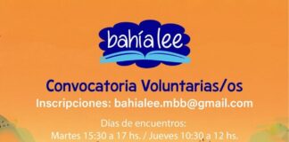Convocatoria para sumar voluntarios al programa “Bahía Lee”