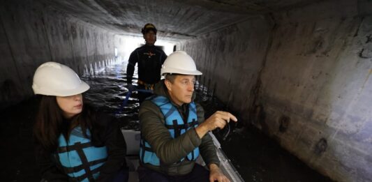 El Municipio desplegó un nuevo operativo de inspección dentro del entubado del Napostá