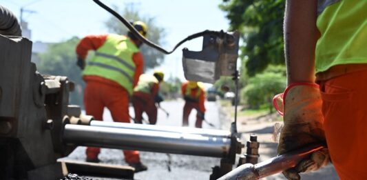 Calle Pacífico: inició la transformación de uno de los principales accesos a Bahía Blanca