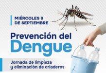 Campaña de Prevención del Dengue en barrio Villa Rosario
