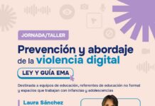 Jornada/taller “Prevención y Abordaje de la violencia digital: Guía y Ley EMA”