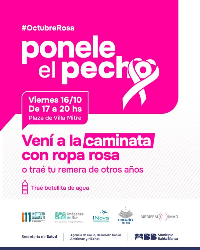 caminata ponel el pecho